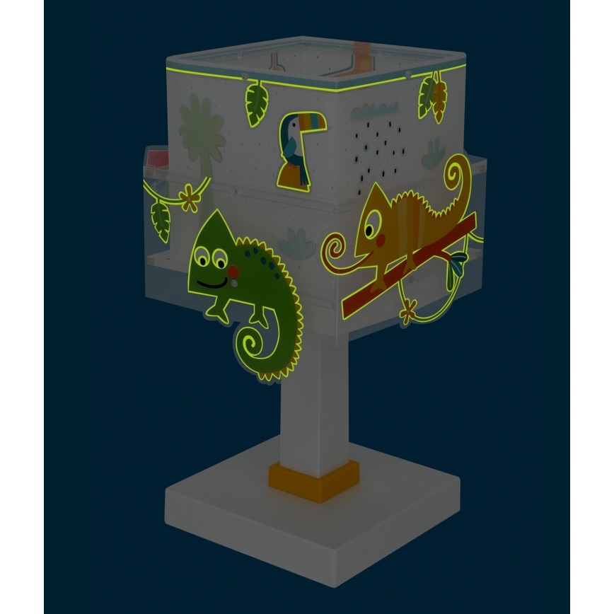 Dalber 63311N - Lampada da comodino LED per bambini HAPPY JUNGLE 1xG4/4W/230V multicolore
