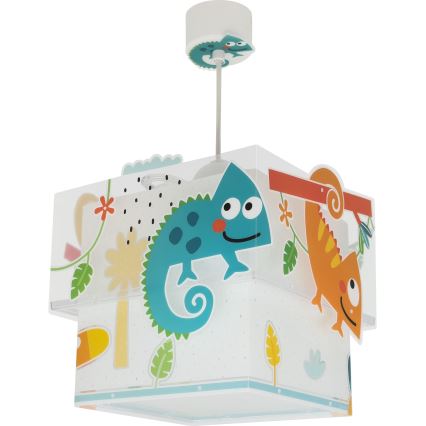 Dalber 63312 - Lampadario per bambini HAPPY JUNGLE 1xE27/15W/230V