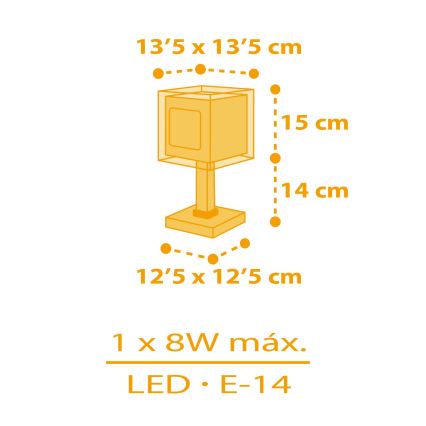 Dalber 63401 - Lampada per bambini MY FARM 1xE14/8W/230V