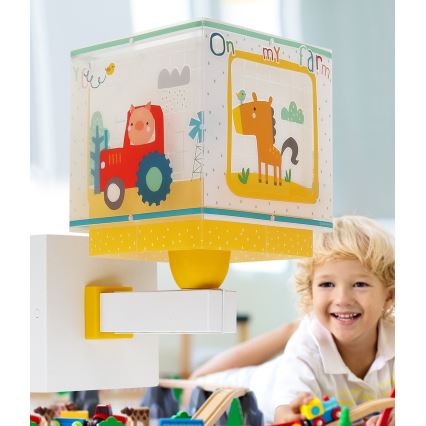 Dalber 63409 - Applique per bambini MY FARM 1xE27/15W/230V