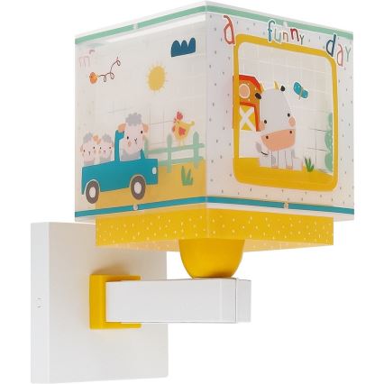 Dalber 63409 - Applique per bambini MY FARM 1xE27/15W/230V