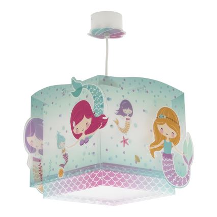 Dalber 63442 - Lampadario per bambini MERMAIDS 1xE27/60W/230V