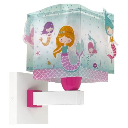 Dalber 63449 - Applique per bambini MERMAIDS 1xE27/60W/230V