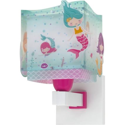 Dalber 63449 - Applique per bambini MERMAIDS 1xE27/60W/230V