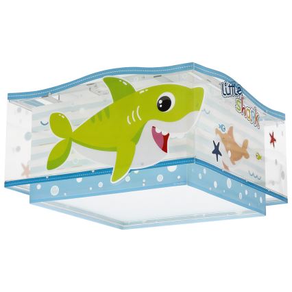 Dalber 63476 - Plafoniera per bambini BABY SHARK 2xE27/60W/230V