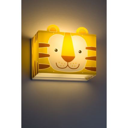 Dalber 64568 - Applique per bambini LITTLE TIGER 1xE27/60W/230V