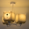 Dalber 64577 - Lampadario per bambini LITTLE TEDDY 3xE27/60W/230V