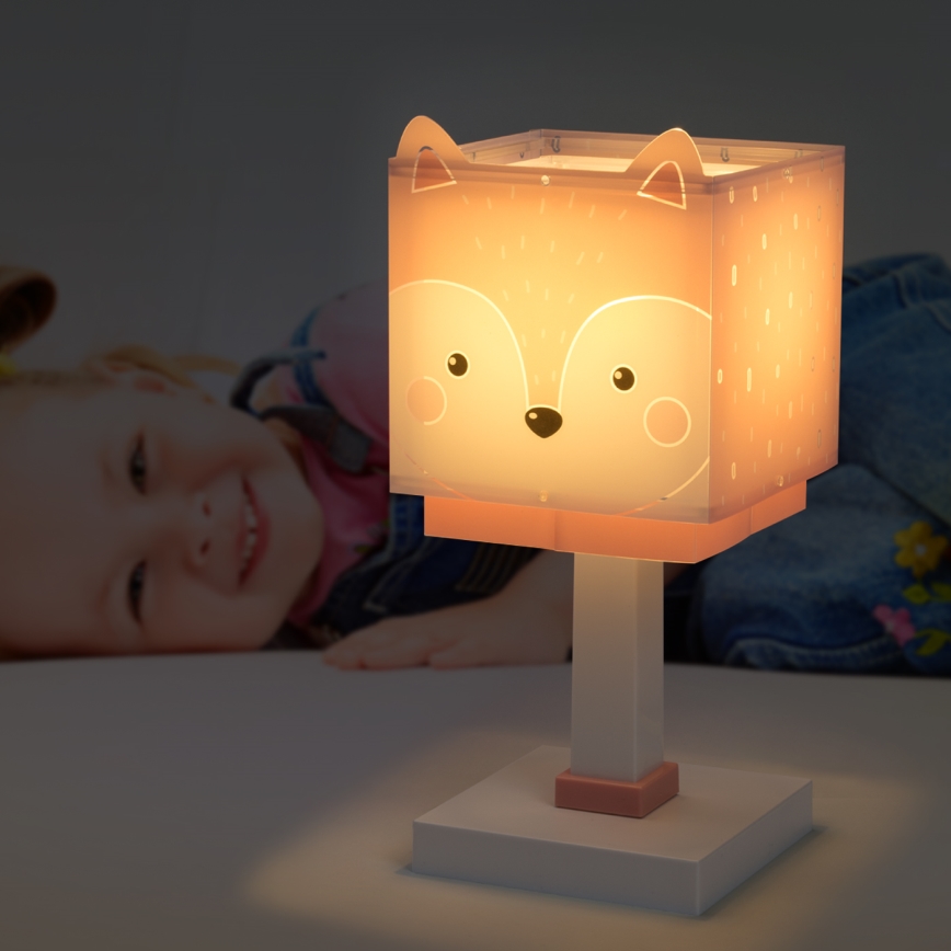 Dalber 64581N - Lampada LED per bambini LITTLE FOX 1xG4/4W/230V rosa
