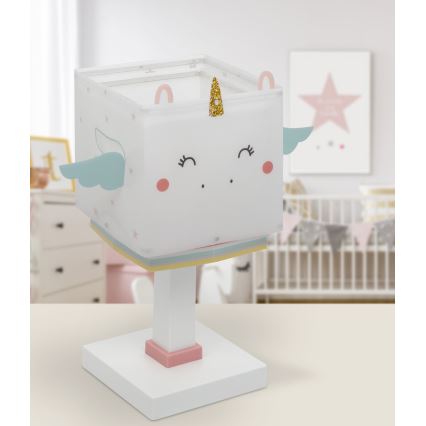 Dalber 64591 - Lampada per bambini LITTLE UNICORN 1xE14/8W/230V