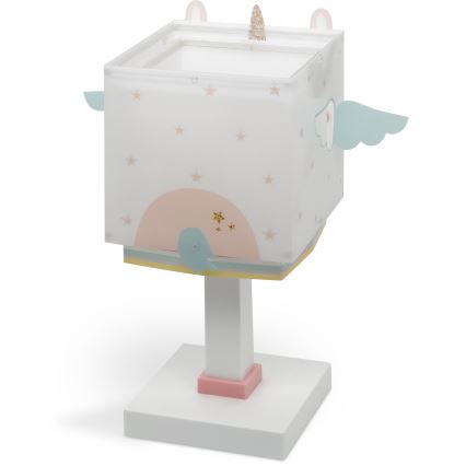 Dalber 64591 - Lampada per bambini LITTLE UNICORN 1xE14/8W/230V