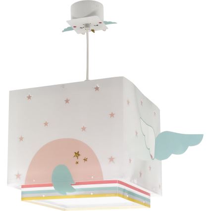 Dalber 64592 - Lampadario per bambini LITTLE UNICORN 1xE27/15W/230V