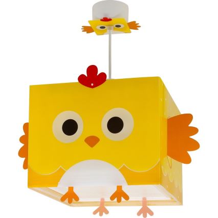 Dalber 64642 - Lampadario per bambini LITTLE CHICKEN 1xE27/15W/230V