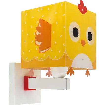 Dalber 64649 - Applique per bambini LITTLE CHICKEN 1xE27/15W/230V