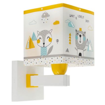 Dalber 73249 - Applique per bambini HELLO LITTLE 1xE27/60W/230V