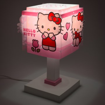 Dalber 73261 - Lampada LED per bambini HELLO KITTY 1xG4/4W/230V rosa