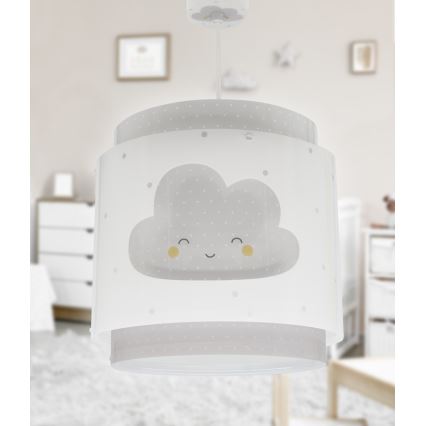 Dalber 76012E - Lampadario per bambini BABY DREAMS 1xE27/15W/230V grigio