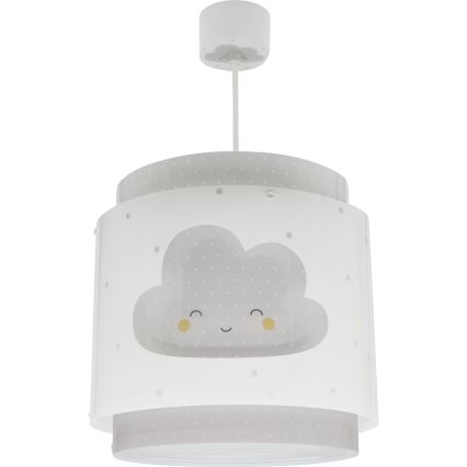 Dalber 76012E - Lampadario per bambini BABY DREAMS 1xE27/15W/230V grigio