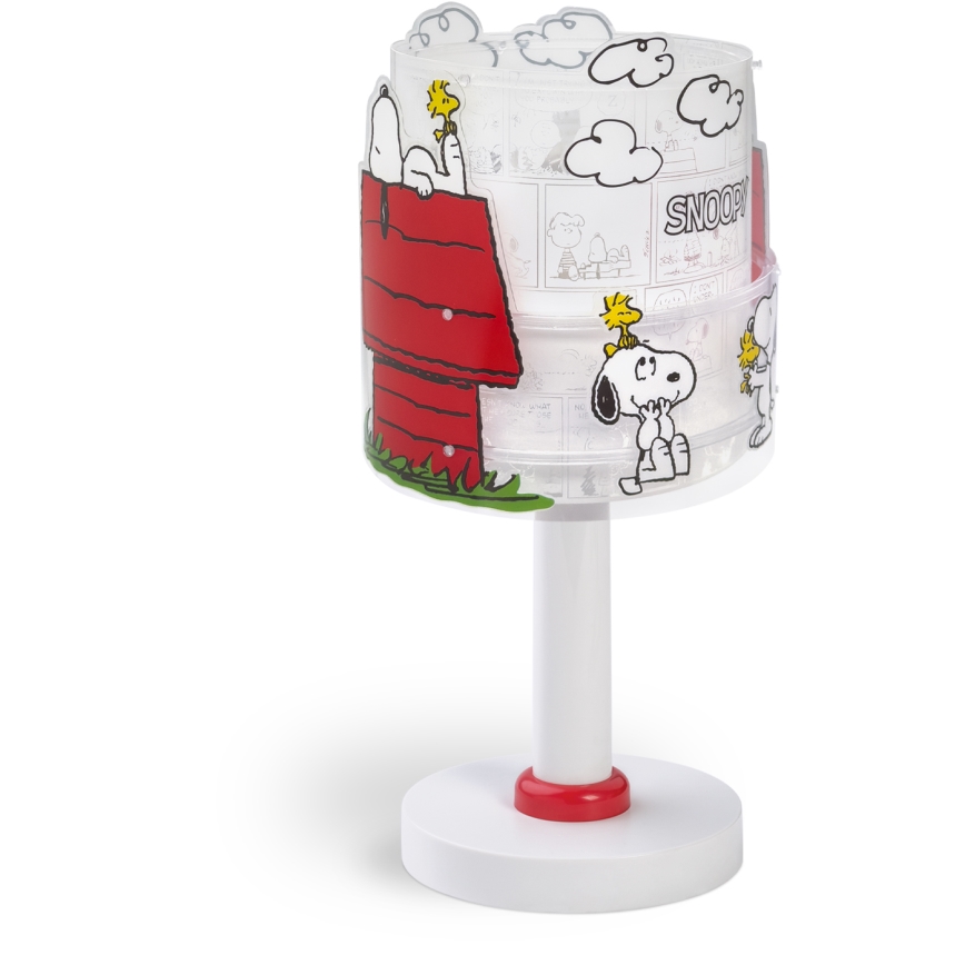 Dalber 76301 - Lampada LED per bambini SNOOPY 1xG4/4W/230V bianco/rosso