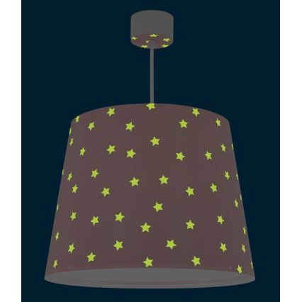 Dalber 82212S -  Lampadario per bambini STAR LIGHT 1xE27/60W/230V rosa