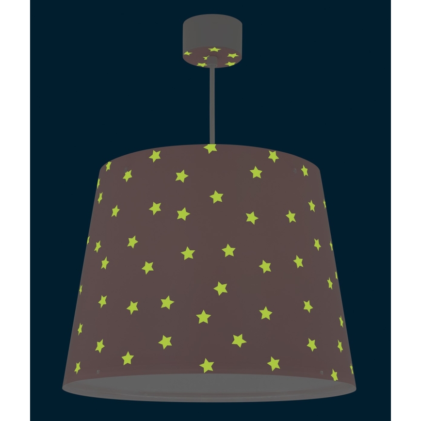 Dalber 82212S -  Lampadario per bambini STAR LIGHT 1xE27/60W/230V rosa