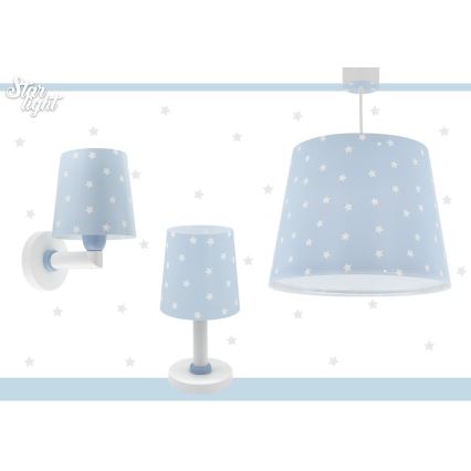 Dalber 82212T -  Lampadario per bambini STAR LIGHT 1xE27/60W/230V blu