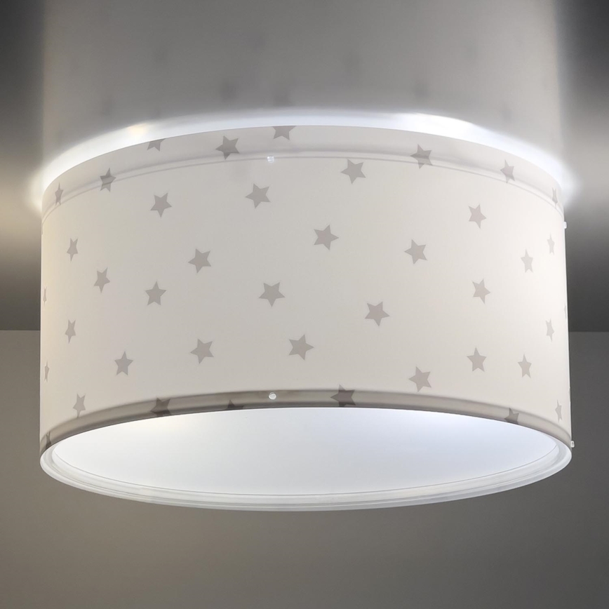 Dalber 82216B - Plafoniera per bambini STAR LIGHT 2xE27/60W/230V bianco