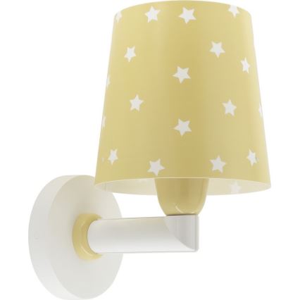 Dalber 82219A -  Applique per bambini STAR LIGHT 1xE27/60W/230V giallo