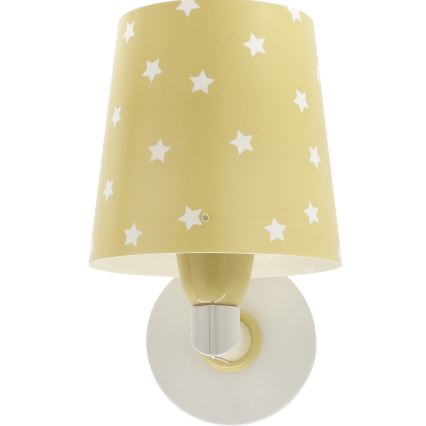 Dalber 82219A -  Applique per bambini STAR LIGHT 1xE27/60W/230V giallo