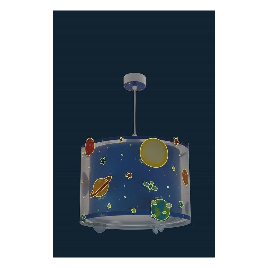Dalber D-41342 - Lampadario per bambini PIANETI 1xE27/60W/230V