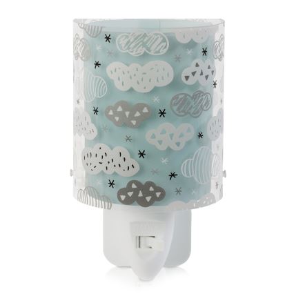 Dalber D-41415H - Lampada notturna LED per bambini CLOUDS 1xLED/0,3W/230V