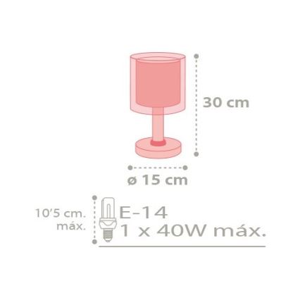 Dalber D-41431 - Lampada per bambini COLOR RAIN 1xE14/40W/230V