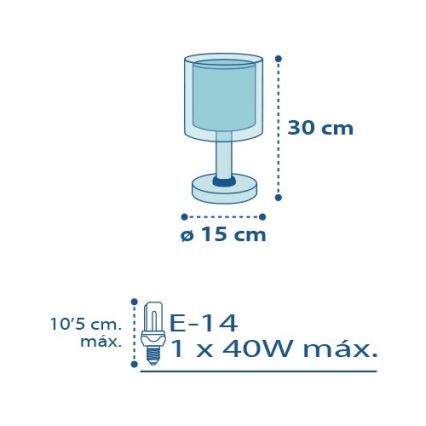 Dalber D-60611 - - Piccola lampada per bambini POLIZIA 1xE14/40W/230V