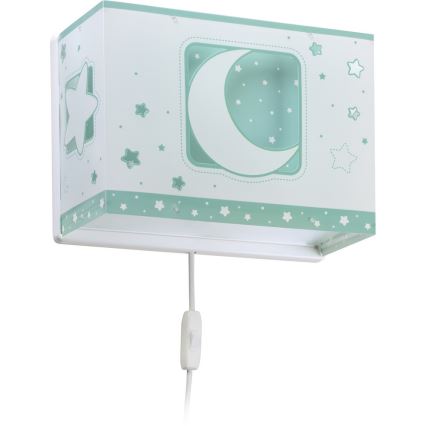 Dalber D-63238H - Applique per bambini MOONLIGHT 1xE27/60W/230V