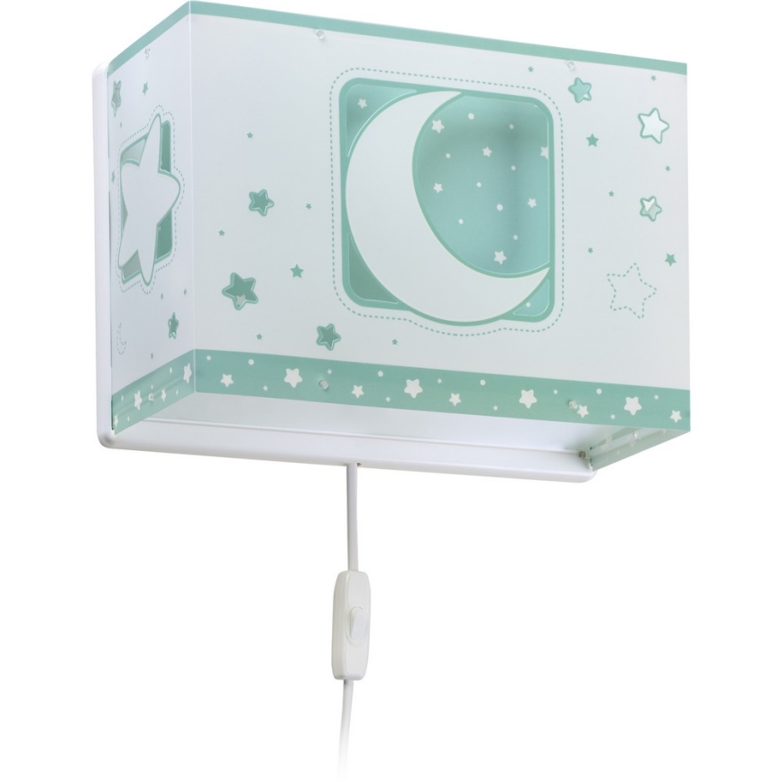 Dalber D-63238H - Applique per bambini MOONLIGHT 1xE27/60W/230V