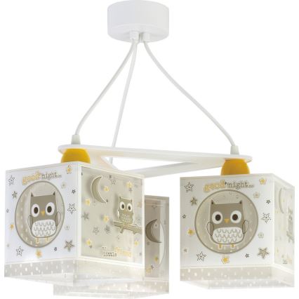 Dalber D-63394 - Lampadario per bambini GOOD NIGHT 3xE27/60W/230V