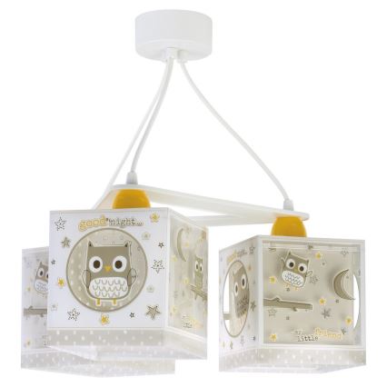 Dalber D-63394 - Lampadario per bambini GOOD NIGHT 3xE27/60W/230V