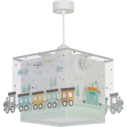 Dalber D-63532 - Lampadario per bambini TRAIN 1xE27/60W/230V