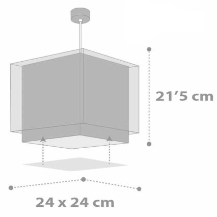 Dalber D-64472 - Lampadario per bambini PINOCCHIO 1xE27/60W/230V