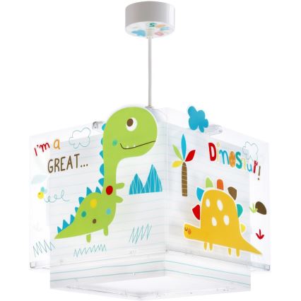 Dalber D-73452 - Lampadario per bambini DINOS 1xE27/60W/230V