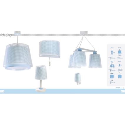 Dalber D-80221T - Lampada per bambini VICHY 1xE14/40W/230V