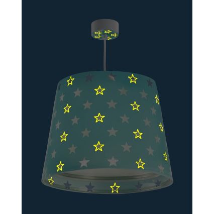 Dalber D-81212H - Lampadario per bambini STARS 1xE27/60W/230V