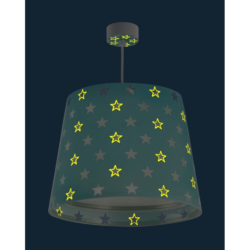 Dalber D-81212H - Lampadario per bambini STARS 1xE27/60W/230V