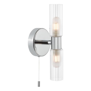 Där Lighting BOL0950 - Applique da bagno BOLTON 2xG9/5W/230V IP44 finitura cromo lucido