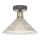 Där Lighting BOY0175 - Lampada da soffitto BOYD 1xE27/60W/230V Ø 25 cm ottone/trasparente
