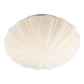 Där Lighting CAF502 - Plafoniera da bagno CAFE 1xE27/60W/230V, Ø 27 cm, IP44, bianco