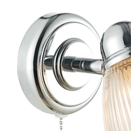 Där Lighting CED0738 - Applique da bagno CEDRIC 1xG9/25W/230V IP44 cromo lucido