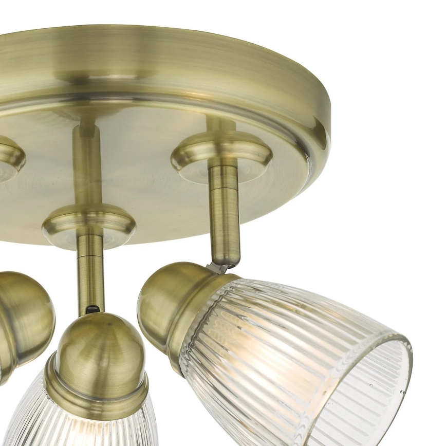 Där Lighting CED7675 - Faretto da bagno CEDRIC 3xG9/25W/230V IP44 ottone
