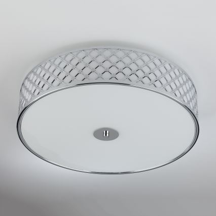 Där Lighting CIV5050 - Plafoniera CIVIC 5xE14/60W/230V, diametro 50 cm, cromo lucido