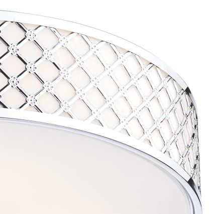 Där Lighting CIV5050 - Plafoniera CIVIC 5xE14/60W/230V, diametro 50 cm, cromo lucido
