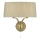 Där Lighting CRI0929 - Lampada da parete CRISTIN 2xE14/40W/230V ottone/taupe